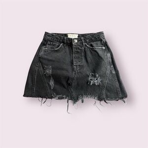 We The Free Free People Denim Skirt
